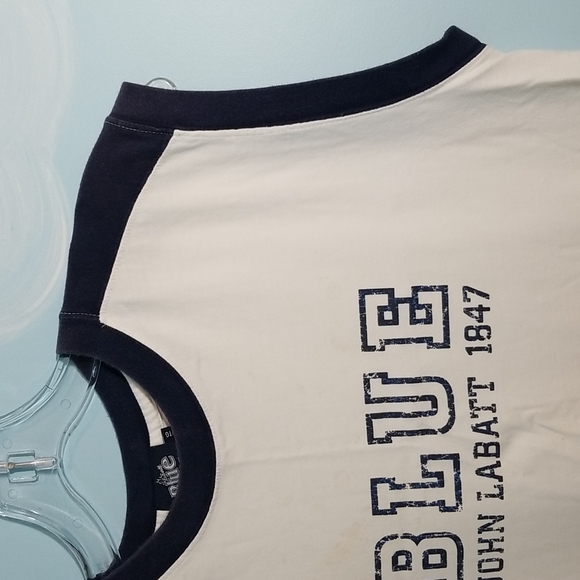 Labatt Blue pilsner john labatt blue 1847 mens white tank XL - Picture 7 of 16